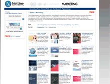 Tablet Screenshot of marketing.netline.com