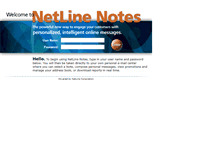 Tablet Screenshot of notes.netline.com