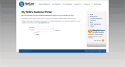 Desktop Screenshot of my.netline.com